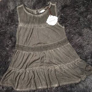 Women’s charcoal colored dressy tank